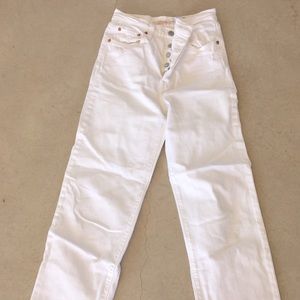 Levi’s ribcage ankle straight 25 clouds